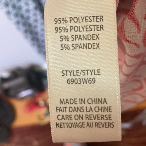 Max Studio Womens Maxi Dress (L) Black/White Red - Picture 7 of 7